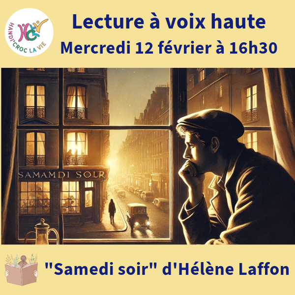 lecture à voix haute Samedi soir d'Hélène Laffon