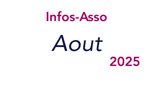 Infos-Asso aout 2025