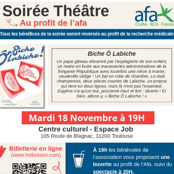 Soirée Théâtre au profit de l'afa
