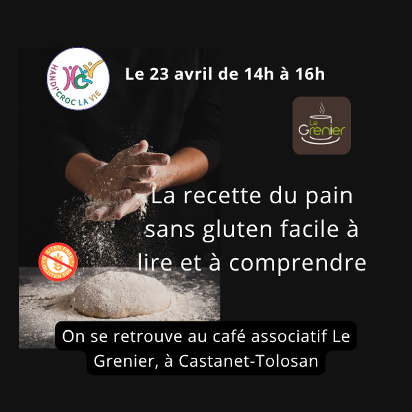 La recette du pain sans gluten facile à lire et à comprendre